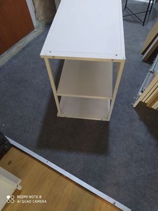 Estantería blanca Ikea 3 baldas