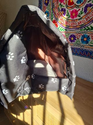 Cama para mascotas con huellas. Perros Gatos