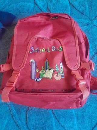 Mochila Escolar School Days Roja