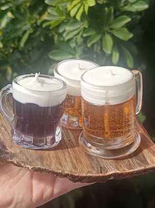 Mini Velas Aromáticas Cerveza (4 uds)