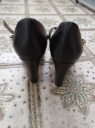 Décolleté Riccianera Nero/Rosa Tacco Alto