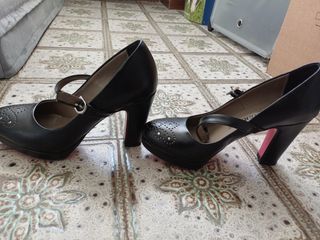 Décolleté Riccianera Nero/Rosa Tacco Alto