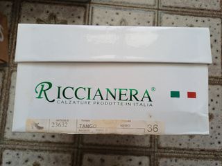 Décolleté Riccianera Nero/Rosa Tacco Alto