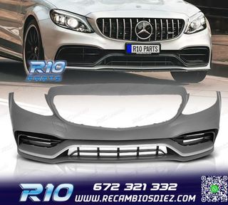 PARAGOLPES DELANTERO MERCEDES CLASE C W205 19- LOOK AMG C6