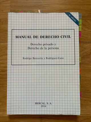 Manual de derecho civil Derecho privado y derec...