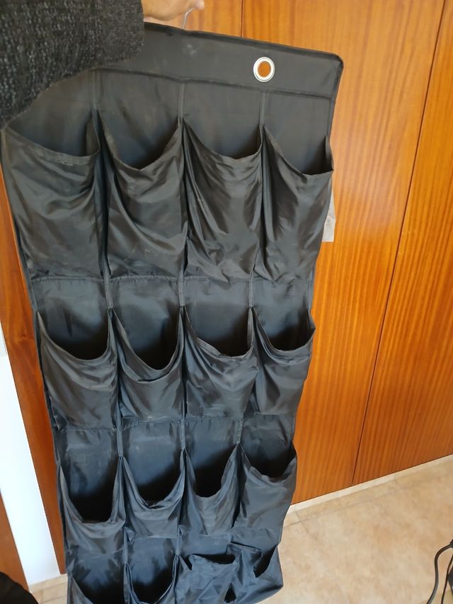 Organizador de zapatos colgante de tela