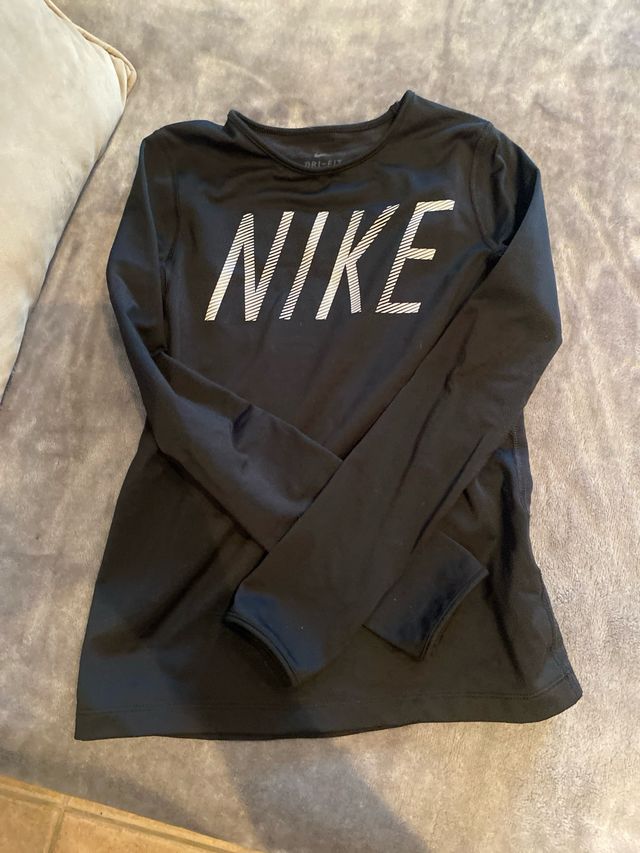 2 Camisetas Nike Running Media Cremallera Negra