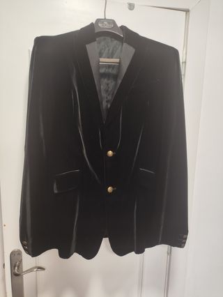 Americana Dolce & Gabbana Negra Terciopelo