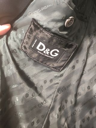 Americana Dolce & Gabbana Negra Terciopelo
