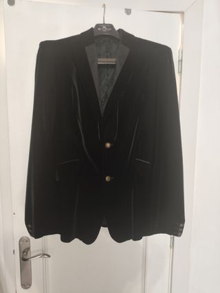 Americana Dolce & Gabbana Negra Terciopelo