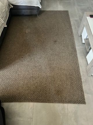 Alfombra grande de esparto/yute