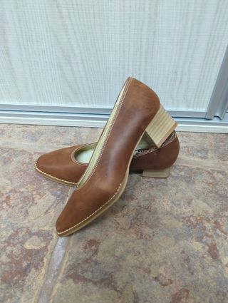 Zapatos Mujer Marrón Talla 35