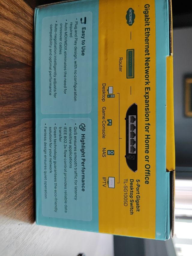 TP-Link TL-SG1005D 5-Port Gigabit Switch