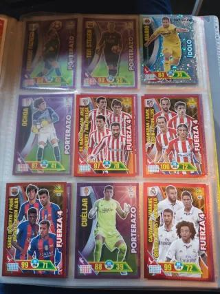 Álbum Adrenalyn 2016-17 + 250 cartas