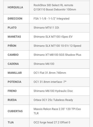 Orbea Alma M30 2022 talla L