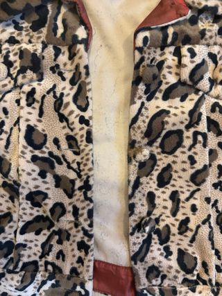 Chaqueta leopardo beige y marrón