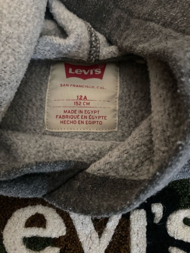 Sudadera Levi's Talla 12 Camuflaje