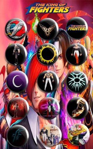 CHAPAS VIDEOJUEGOS KING OF FIGHTERS