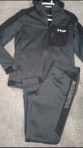Chándal Scampia gris y negro hombre nuevo