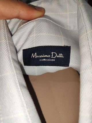 Camisa Massimo Dutti azul