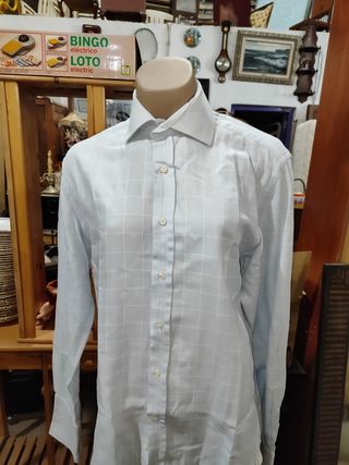 Camisa Massimo Dutti azul