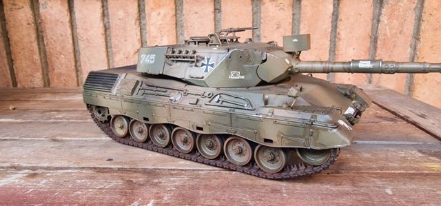Maqueta Tanque Leopard A4 Alemán Montada