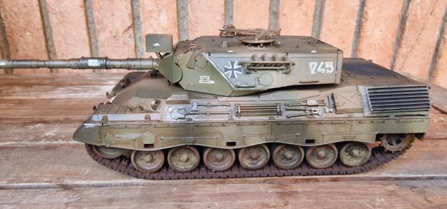 Maqueta Tanque Leopard A4 Alemán Montada