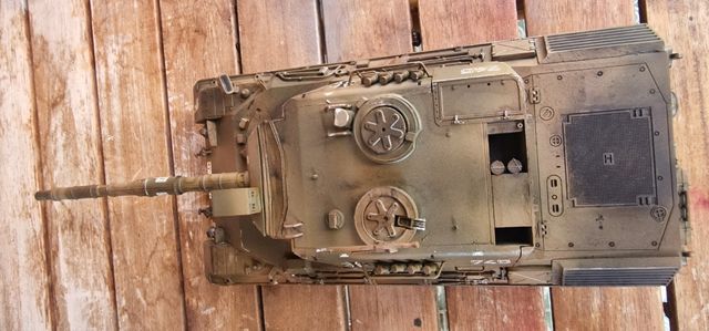 Maqueta Tanque Leopard A4 Alemán Montada