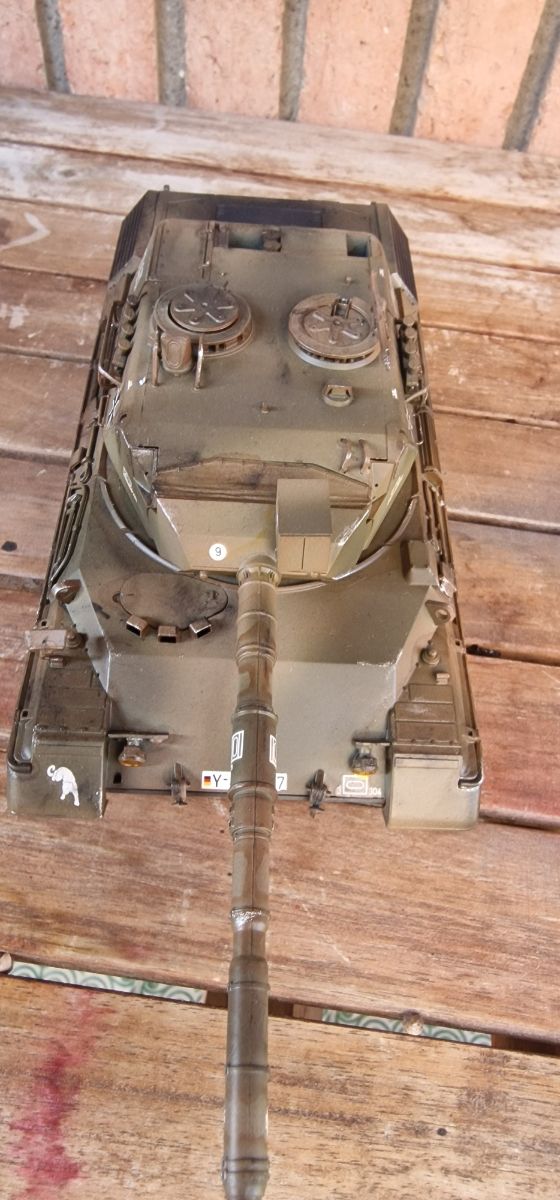 Maqueta Tanque Leopard A4 Alemán Montada