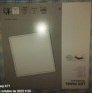 Panel LED 59.5x59.5cm