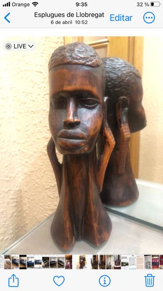 Figuras de madera tallada a partir de 25  depende 