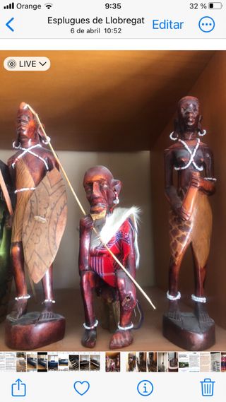 Figuras de madera tallada a partir de 25  depende 