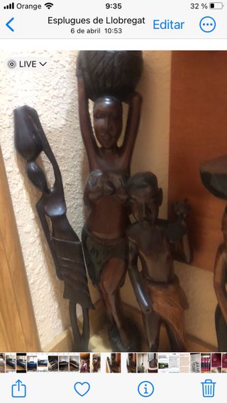 Figuras de madera tallada a partir de 25  depende 