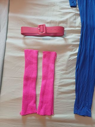 Disfraz Barbie casero Talla S mujer