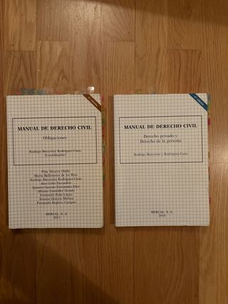 Pack de 2 manuales de derecho civil