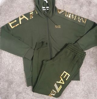 Chandal Emporio Armani EA7 Verde Dorado