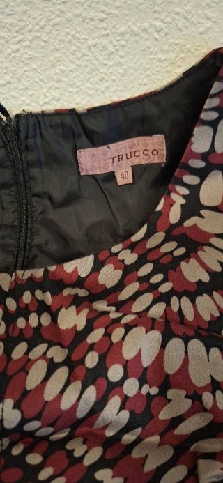 Vestido Trucco estampado talla M