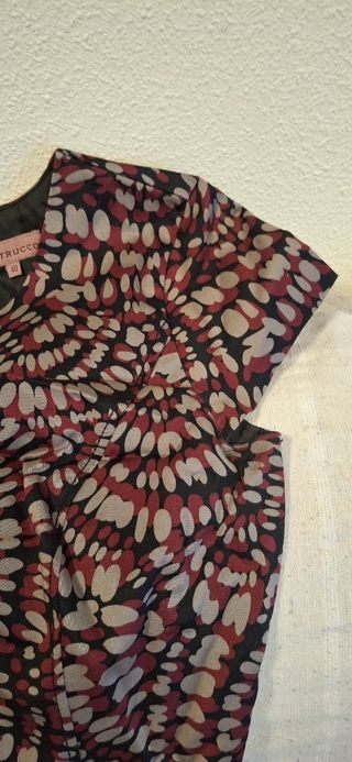 Vestido Trucco estampado talla M