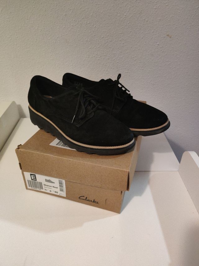 Zapatos Clarks Sharon Noel T40 Negro