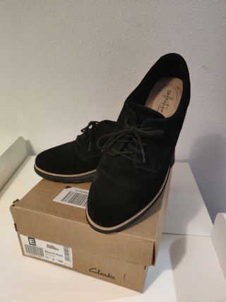 Zapatos Clarks Sharon Noel T40 Negro
