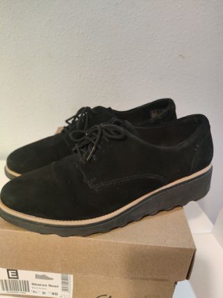 Zapatos Clarks Sharon Noel T40 Negro