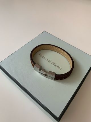 Pulsera Pedro del Hierro Marrón y Plata