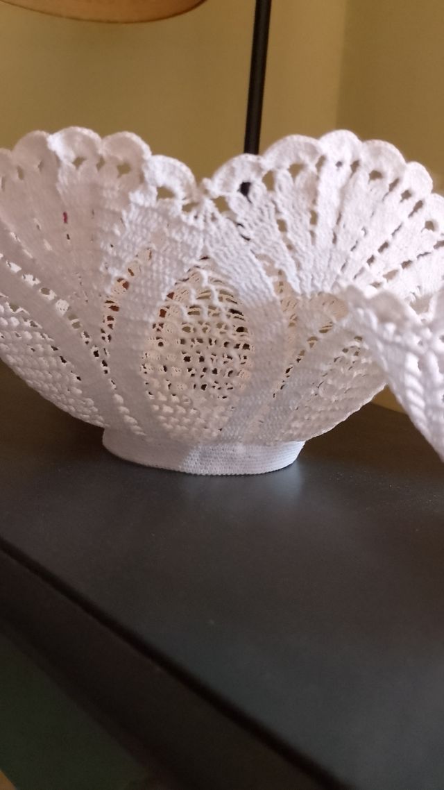 Cestini uncinetto fatti a mano,mai usati due pezzi