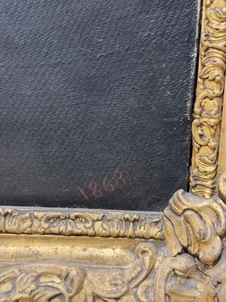 Oleo antiguo gran tamaño Inmaculada