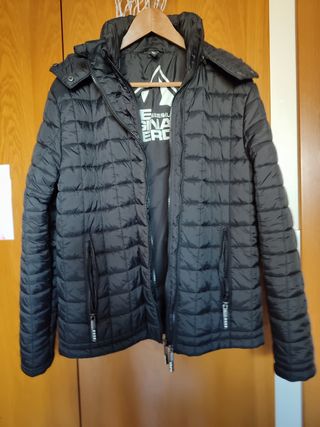 Anorak Superdry negro