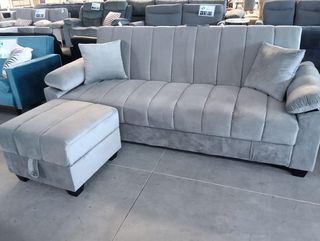 Sofá cama con puff Oferta!!