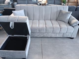 Sofá cama con puff Oferta!!