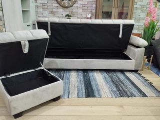 Sofá cama con puff Oferta!!