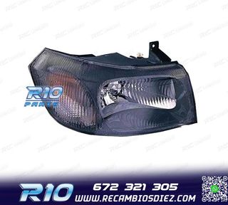 FARO DCH PARA FORD TRANSIT 00-06 FONDO NEGRO