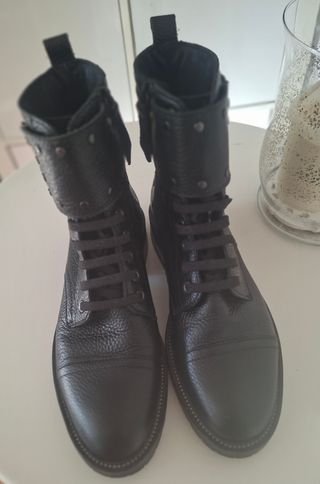 Botines piel Salsa negros talla 39
